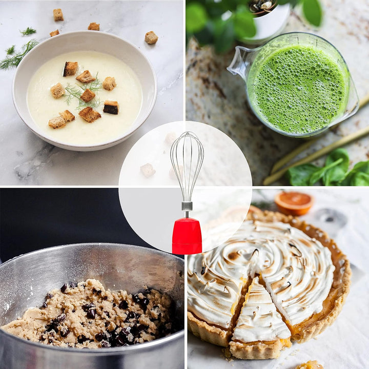 Mellerware - Handmixer Spiro! | 1000W Elektrohacker | Edelstahl | Einstellbare Geschwindigkeit | LED