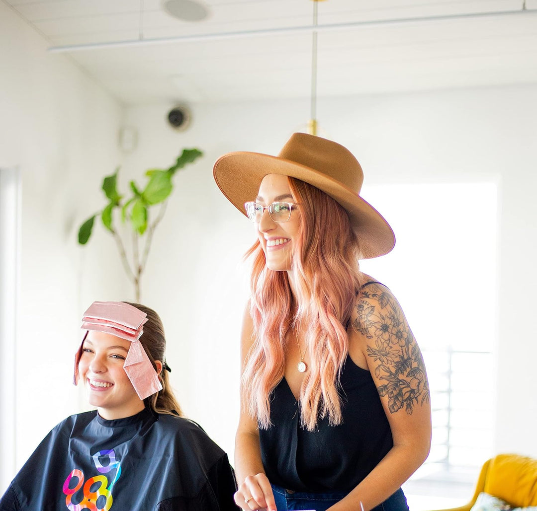 FRAMAR Roségold Strähnenfolie Für Friseur - Alufolie Friseur, Alufolie Für Strähnen Set, Haarfolie,