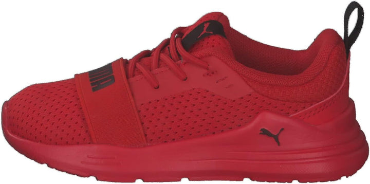 PUMA Unisex Baby Wired Run Ac InfSneaker 19 EU High Risk Red Puma Black, 19 EU High Risk Red Puma Bl