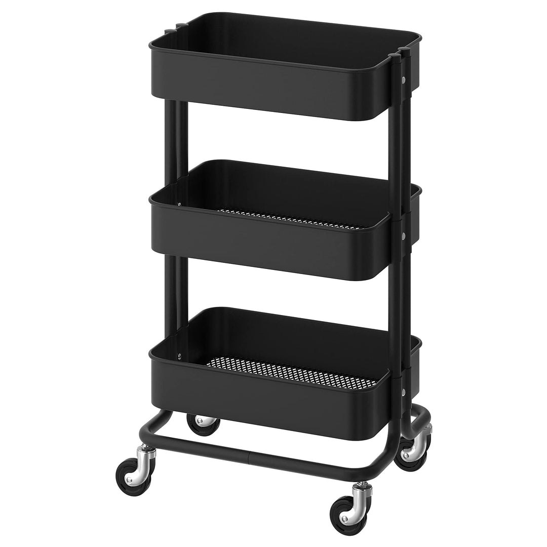 IKEA RÅSKOG Trolley, 35x45x78cm, Schwarz