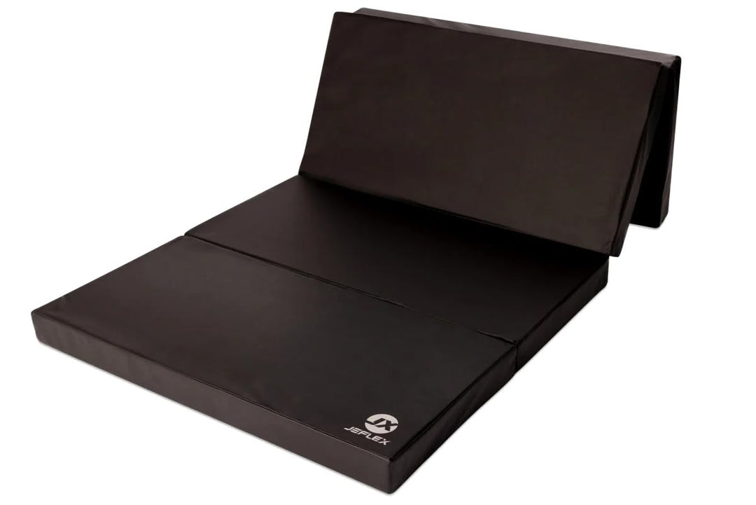 Jeflex - klappbare Weichbodenmatte & Turnmatte 200 x 100 x 8 cm MADE IN GERMANY/Gymnastikmatte tragb