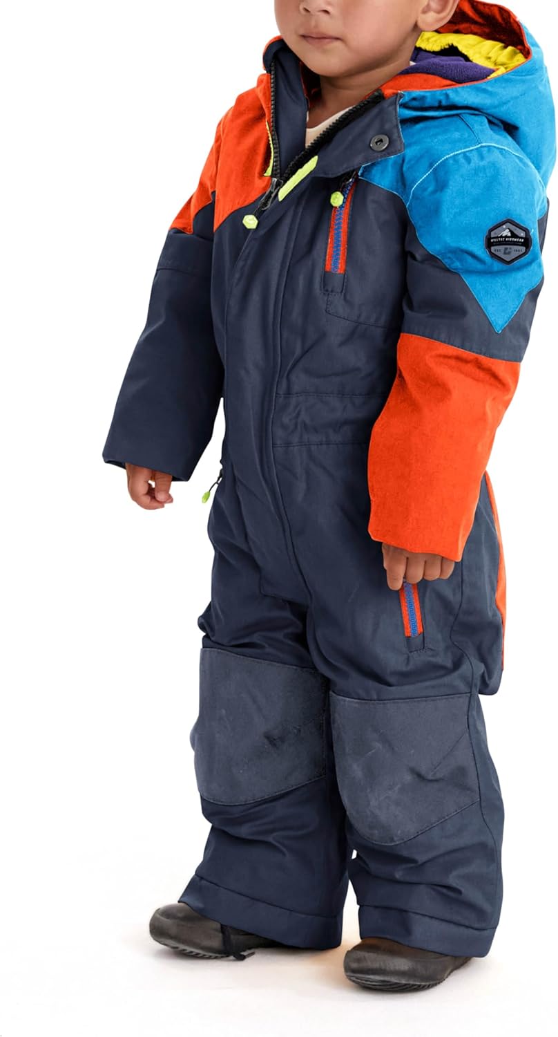 Killtec Unisex Kinder Kesley Mini Skioverall/Schneeanzug Mit Kapuze 86-92 Dunkelnavy, 86-92 Dunkelna
