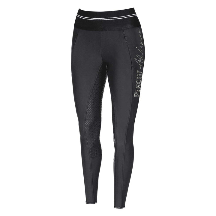 Pikeur Damen Vollbesatz Reithose GIA Grip Athleisure Schwarz 76, Schwarz 76