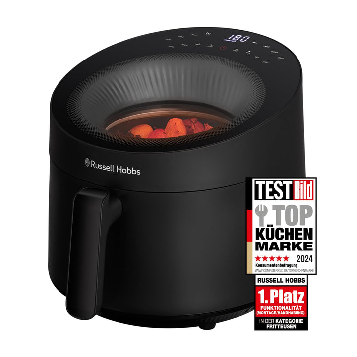 Russell Hobbs Heissluftfritteuse 5L [10 Programme|mit Sichtfenster] AirFryer (Fritteuse ohne Öl, Fri