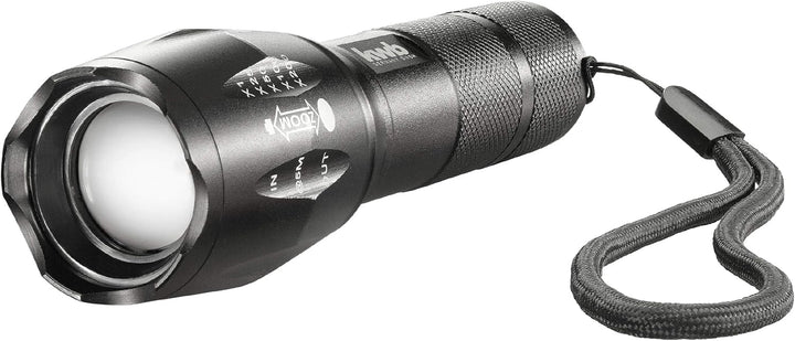 kwb 949510 Aluminium Taschen-Lampe mit LED Technik, inkl. 3 AAA Batterien, ANSI FL 1 - Standard, Leu