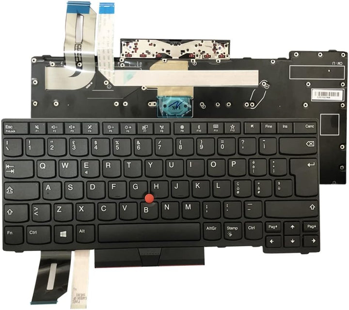 Gintai Italiano Tastiera für Lenovo Thinkpad L380 L390 E480 L480 T480S E485 E490 L490 T490 E495 T495