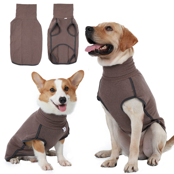Hundepullover, Fleece Hundemantel, Warmer und Leichter Pulli für Kleine Mittelgrosse Grosse Hunde, W