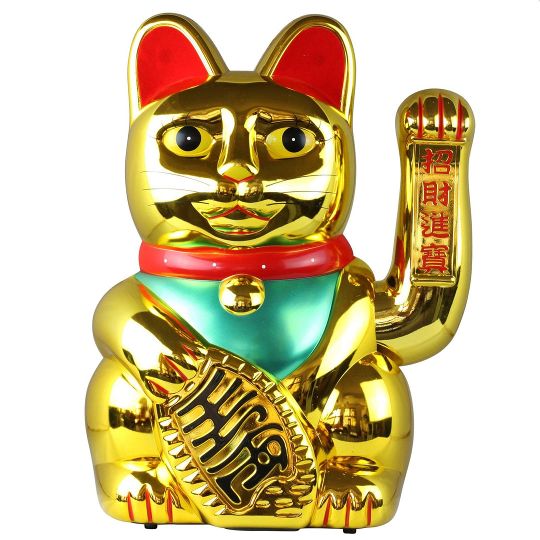 Freak Scene Glückskatze - Maneki-Neko - Winkekatze - 45 cm - Gold