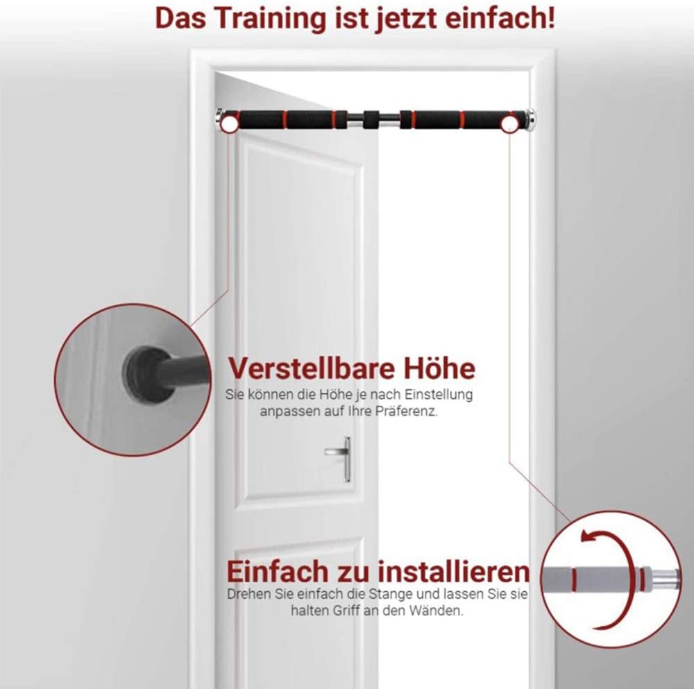 Klimmzugstange,Tür Klimmzug Stange für Home Gym,Turnstange Türreck,Strong Klimmzugstange,Multigrip z