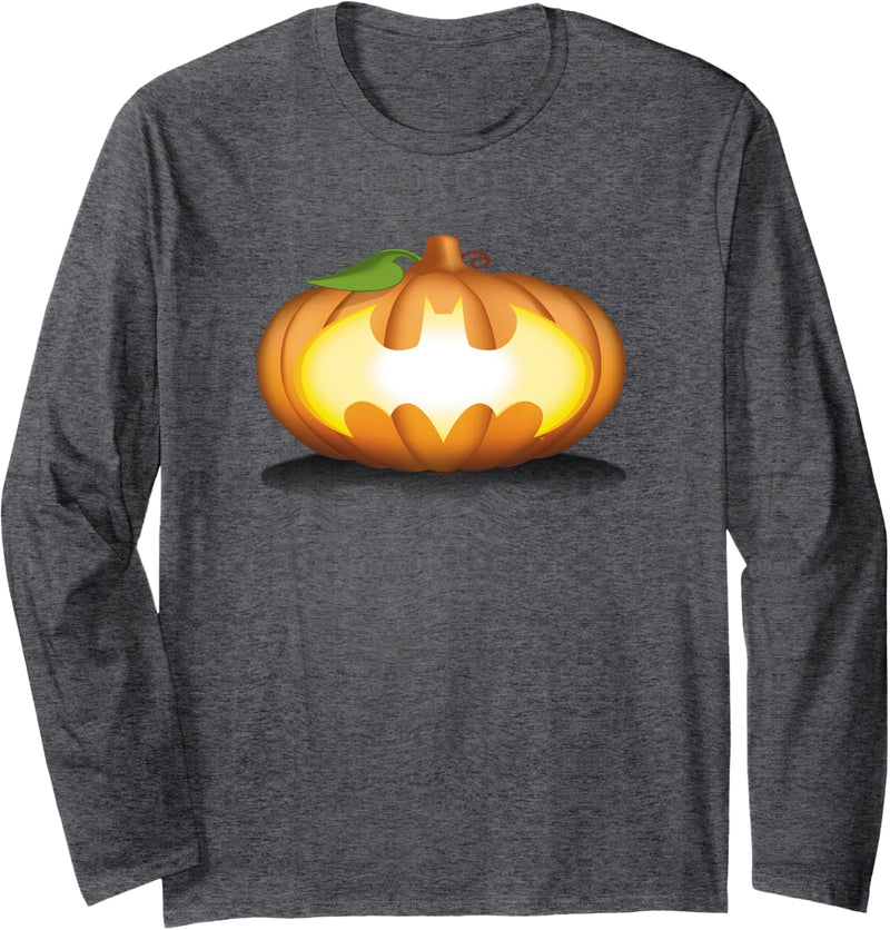 Batman Halloween Pumpkin Logo Langarmshirt