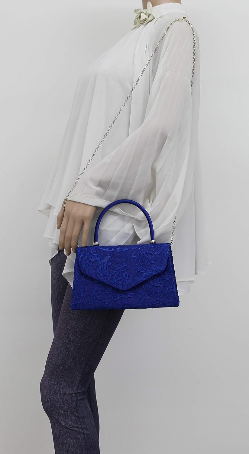 SwankySwans Kendall Lace Smart Elegant Tasche Blau (Königsblau), Blau (Königsblau)