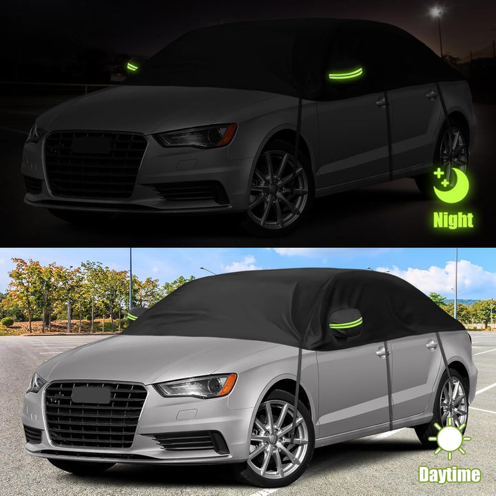 Autoabdeckung Wasserdicht Ersatz für Audi A3/S3 Cabriolet 2008-2012, Halbgarage, Autohülle Autoplane