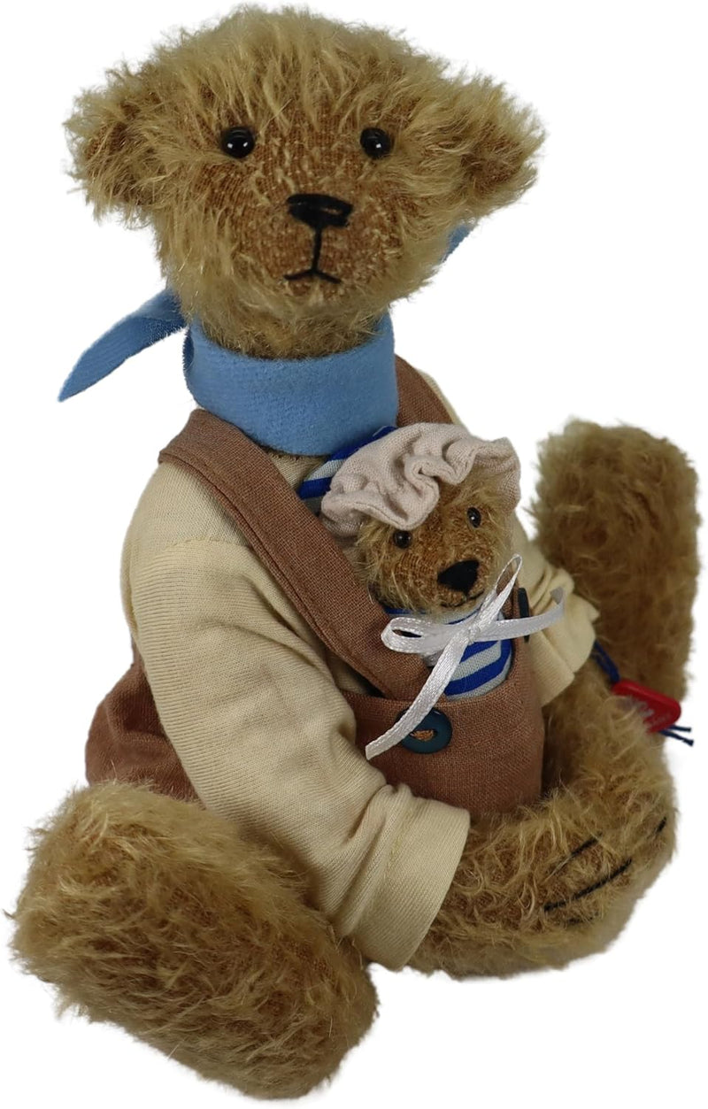 Clemens Sammler Teddy Bester Opa der Welt/Best Grandpa in The World 25 cm limitiert Mohair