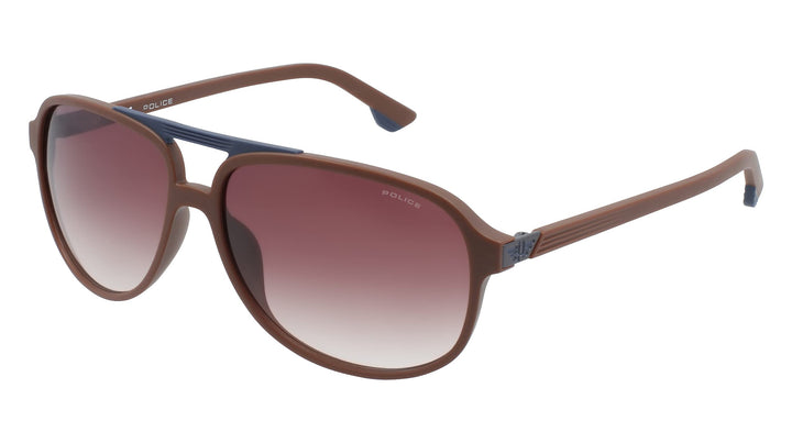 Police Unisex 6005AZ Sunglasses, Brown, One Size