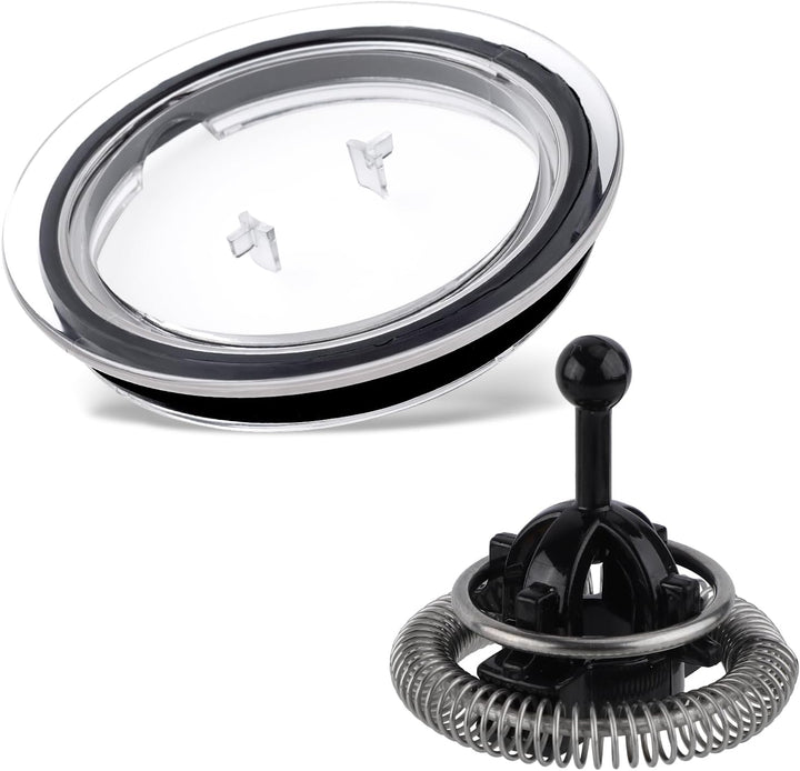 Milchaufschäumer Ersatz-Schneebesen für Nespresso Aeroccino 3/4/XL, und Deckelabdeckung Kompatibel m