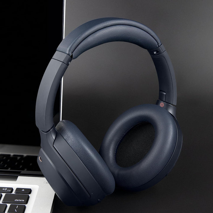 SOULWIT Professionelle Ersatz Ohrpolster für Sony WH-1000XM4 Over-Ear Kopfhörer mit Weichem Proteinl