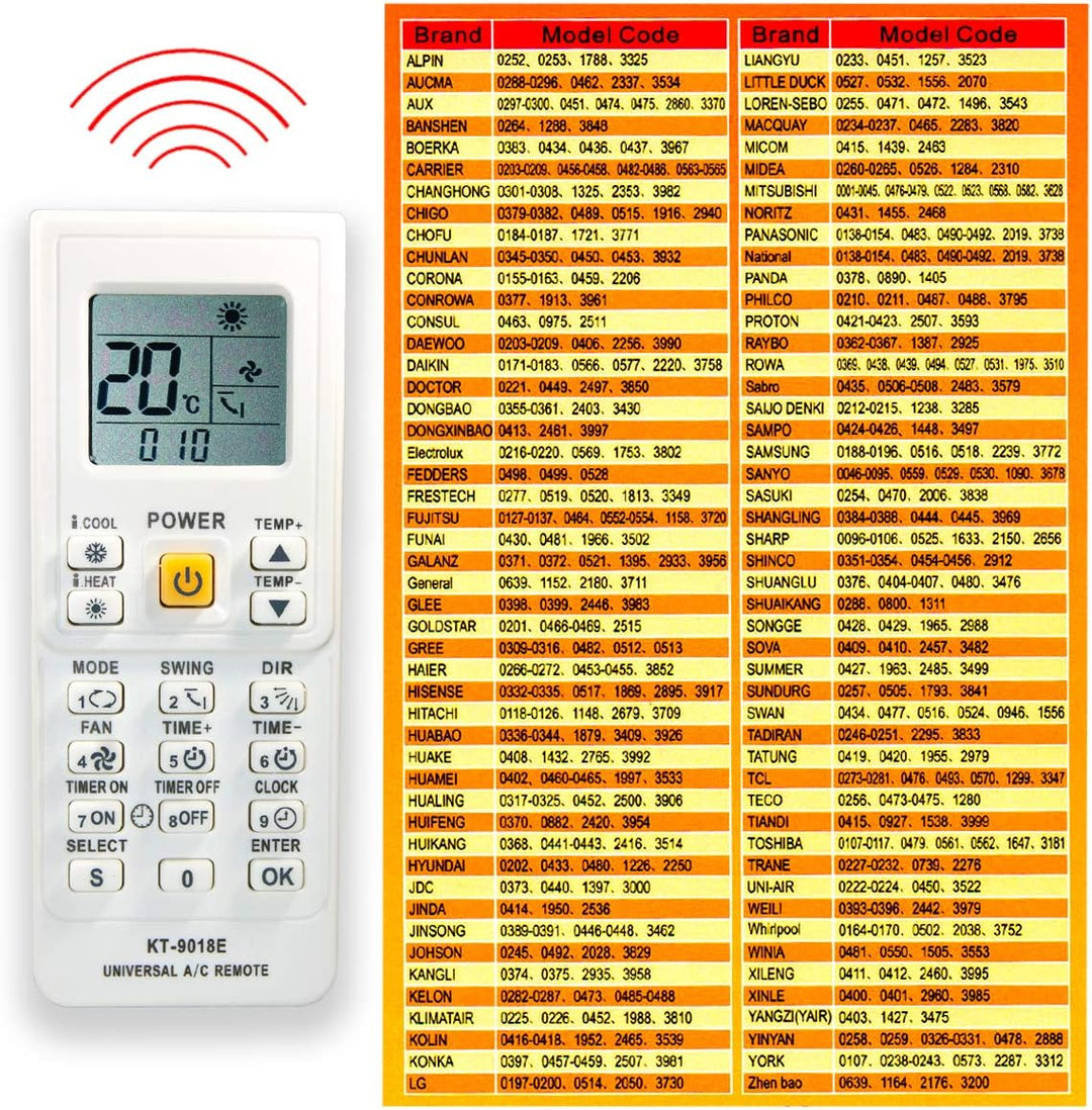 GOLDMAN SERVICE | Fernbedienung fur Klimaanlage, Inverter für Wärme und Kälte