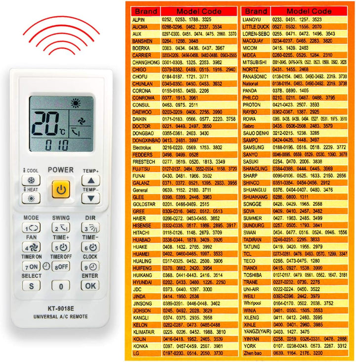 GOLDMAN SERVICE | Fernbedienung fur Klimaanlage, Inverter für Wärme und Kälte