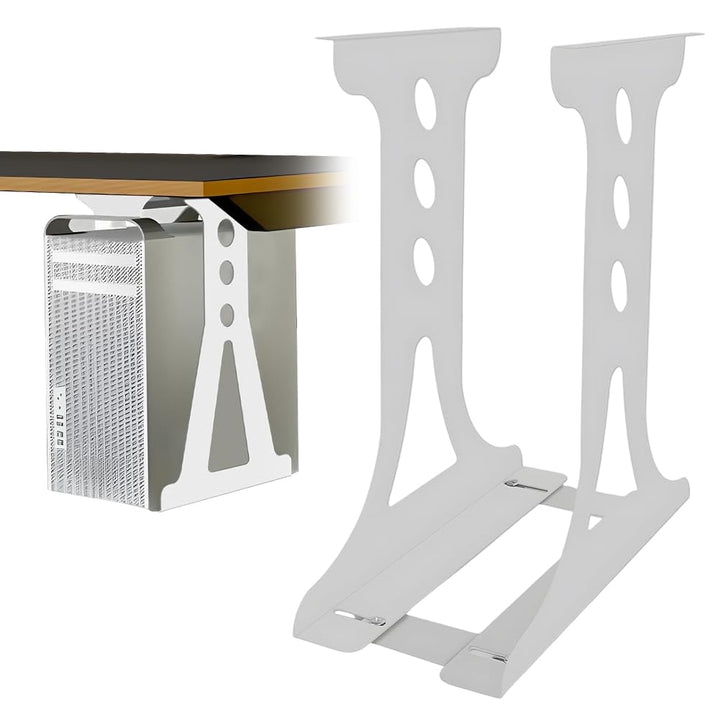 PC Halterung Unter Schreibtisch, PC Tischhalterung & Wandhalterung Tower bis 35kg, Schwerlast Comput