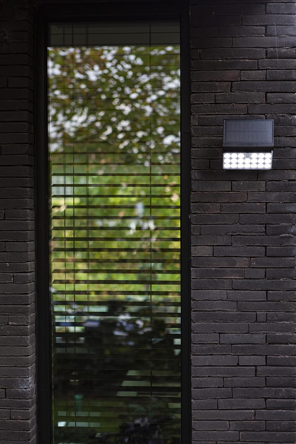 Solar Aussenwandleuchte Tuda,Smart Home Aussenlampe m.Bewegungsmelder,dimmbare Aussenleuchte,Wandlam