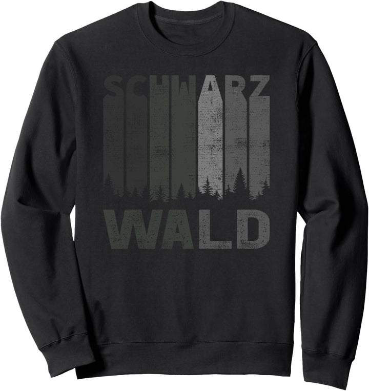 Retro Schwarzwald Wald Natur Schwaben Geschenk Sweatshirt