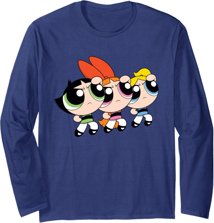 Powerpuff Girls On the Lookout for Trouble Langarmshirt