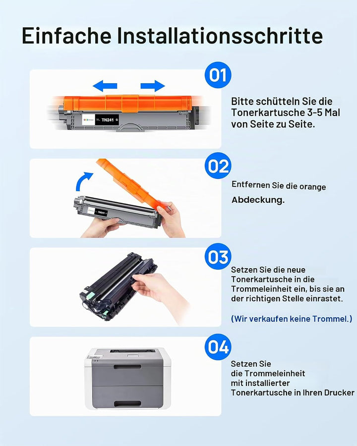 GPC IMAGE TN241 TN245 Kompatibel für Brother TN242CMY TN242BK für Brother MFC 9332CDW Toner DCP 9022