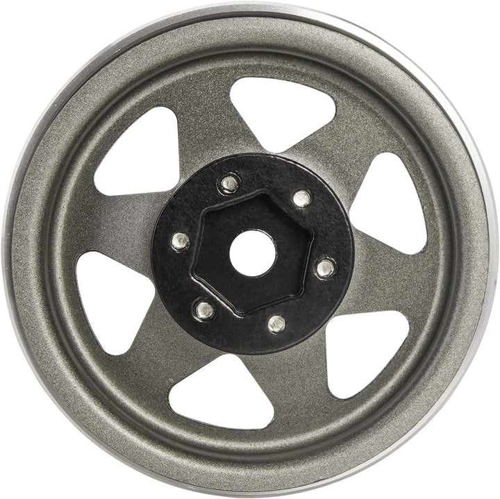 INJORA 1.9 Beadlock Felge Offset -8.9mm Metall Deep Dish Nabe für 1/10 RC Crawler Car TRX4 Axial SCX