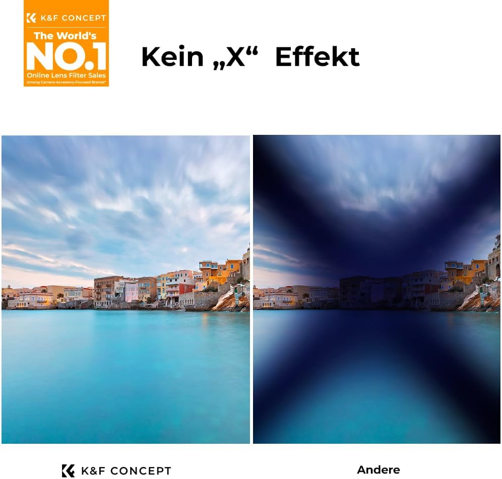 K&F Concept Nano-X Serie ND Filter 67mm Variabler Graufilter ND2-32(1-5 Blendenstufen), 67mm