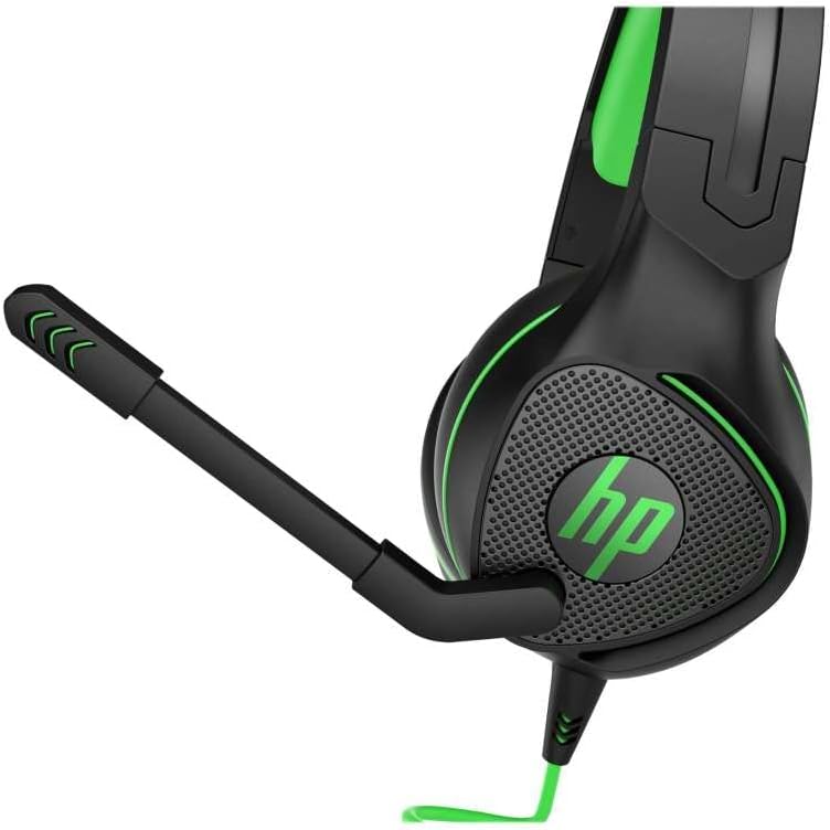 HP Pavilion 400 (4BX31AA) kabelgebundenes Gaming Headset, schwarz / grün 400 Headset