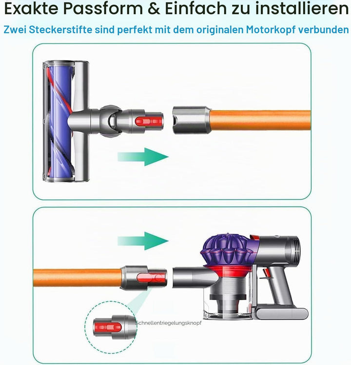 Verlängerungsrohr für Dyson Rohr Kompatibel mit Dyson Saugrohr V15 V 11 V10 V8 V7, Starres Teleskopr