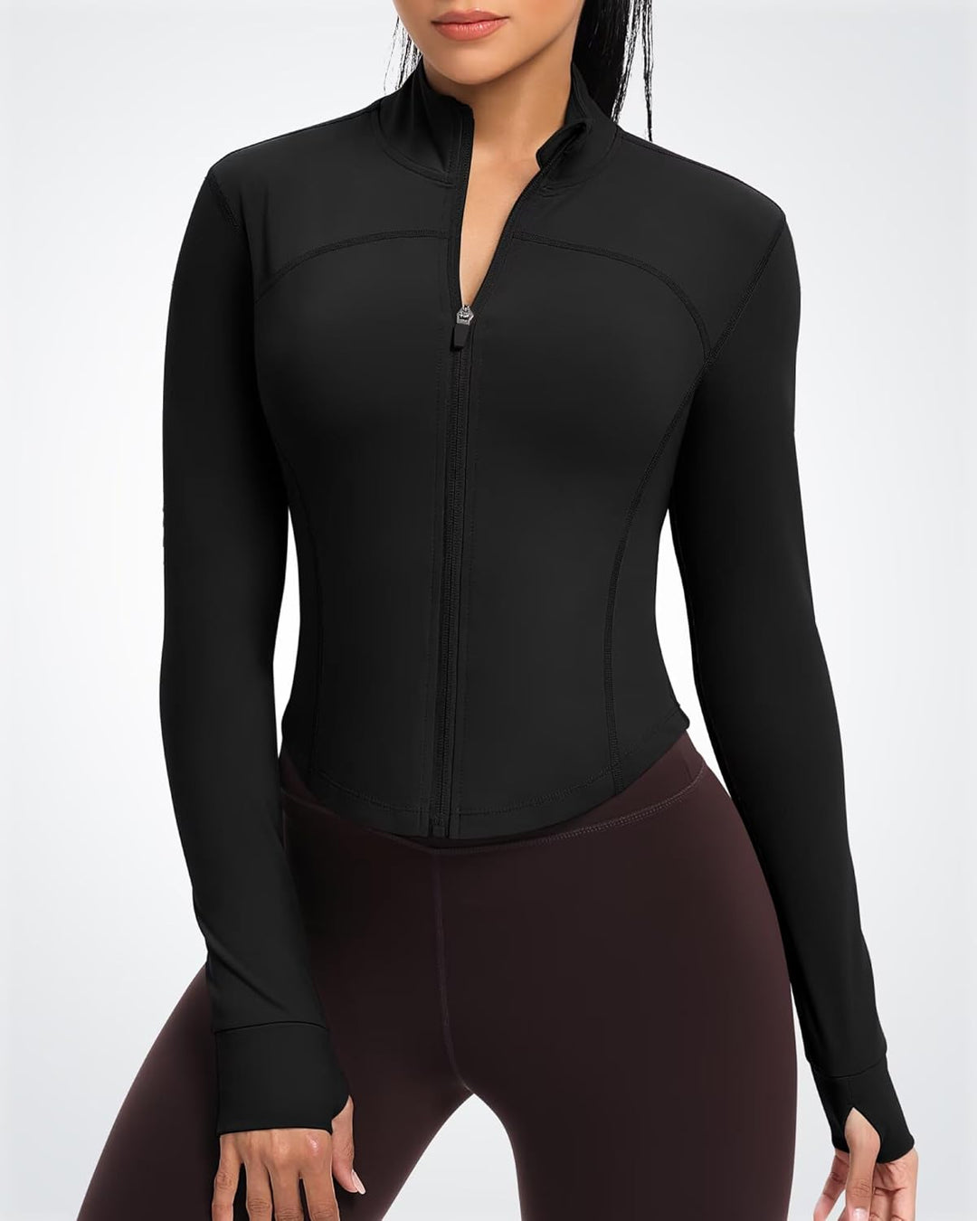 Queenie Ke Damen Qkeu80927jacket Laufjacke 40-42 Schwarz, 40-42 Schwarz