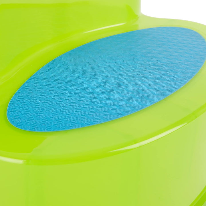 Bieco Tritthocker Kinder Grün | Zweistufiger Hocker Kinder | Bad | Tritt | Kindertreppe | Badezimmer