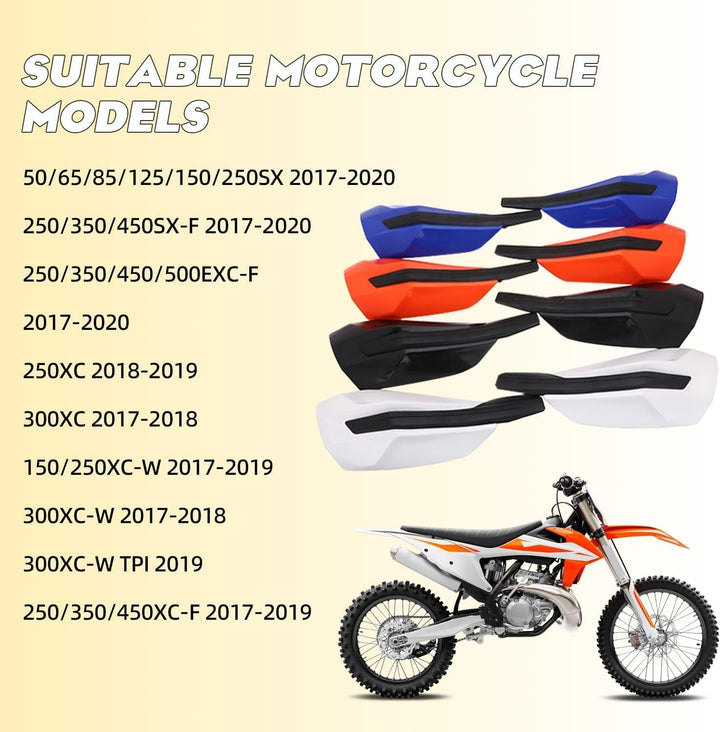 JFG RACING Handguards,Handguards Motorrad Handschutz Motorrad Universal Für 22mm 28mm Lenker SX SXF
