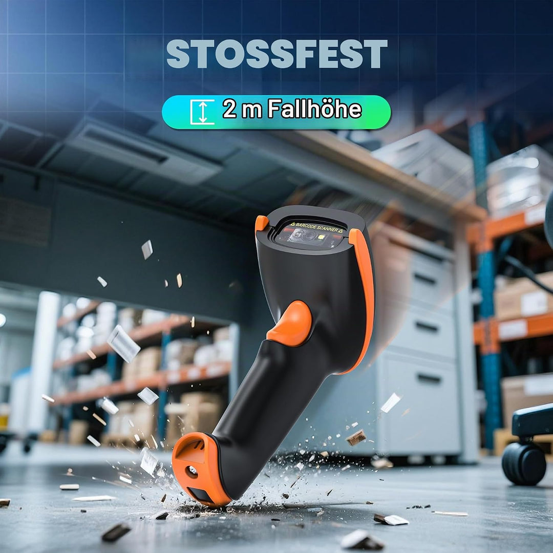Tera Barcode Scanner wandhalterung 1D 2D QR Kabellos 2,4 GHz Wired USB 2,0 Kabelgebunden Handscanner