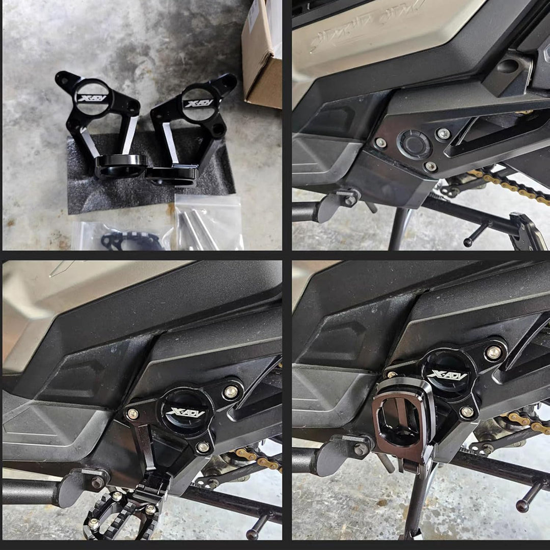 Midimttop Hinten fuss Stehen Fussrastenanlage Fussrasten Kompatibel mit HO-NDA X ADV X-ADV 750 XADV