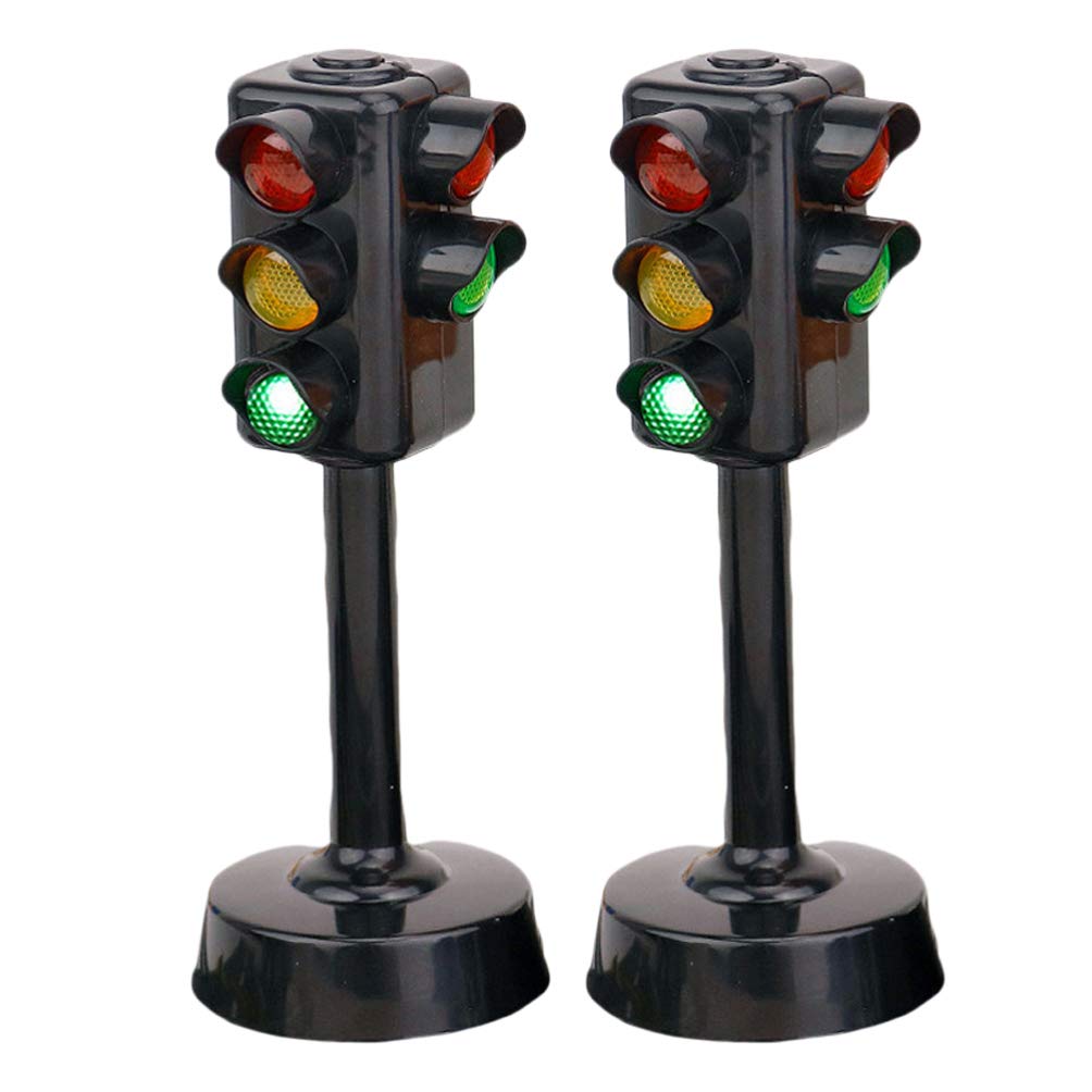 TOYANDONA 2Pcs Ampel Spielzeug Lustige Frühe Pädagogische Spielzeug Ampeln Modell Spielzeug Verkehrs
