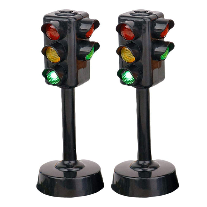 TOYANDONA 2Pcs Ampel Spielzeug Lustige Frühe Pädagogische Spielzeug Ampeln Modell Spielzeug Verkehrs