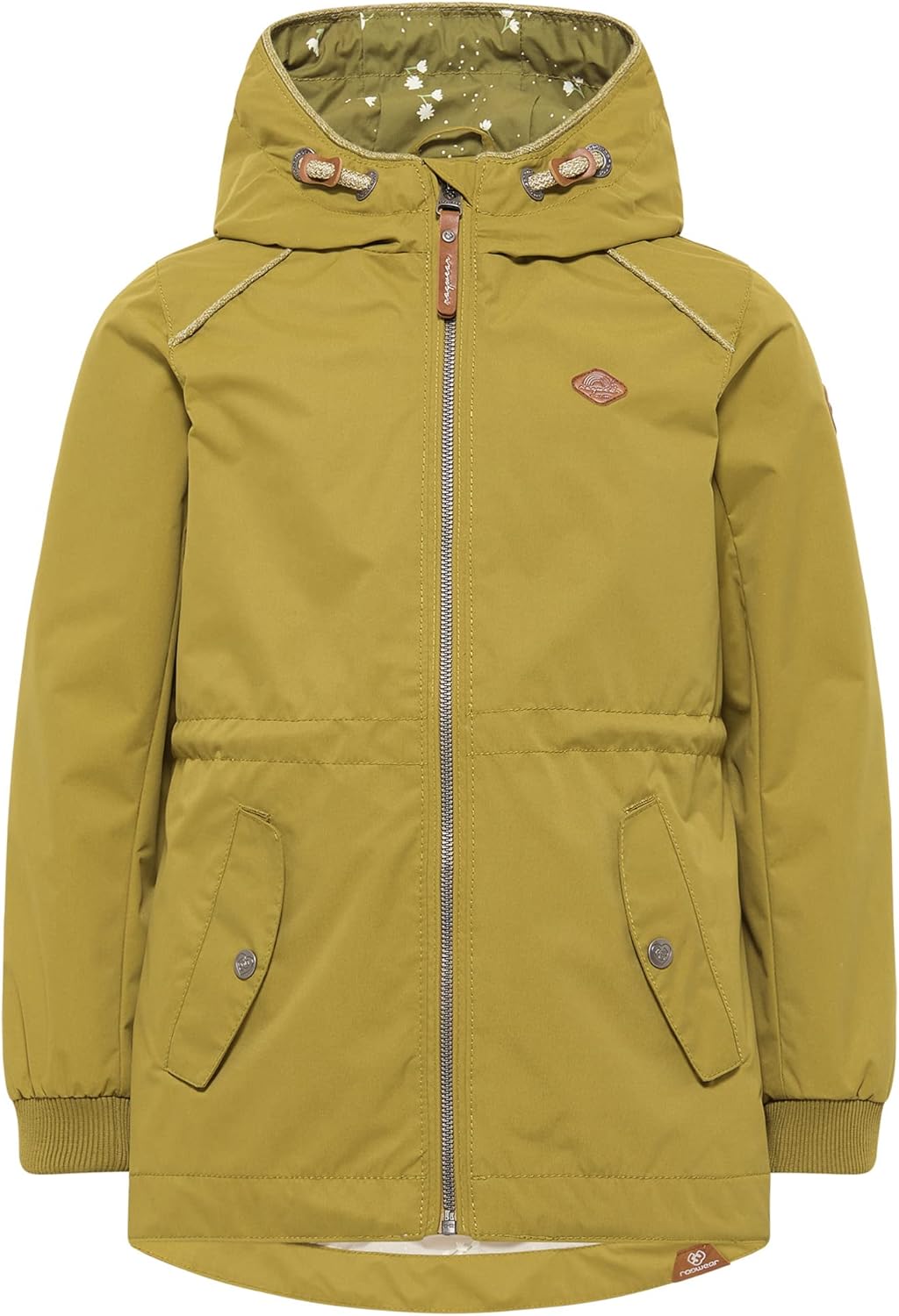 Ragwear Layra Mädchen Jacke Sommerjacke Kinder Übergangsjacke Wasserabweisend Parka Mantel 128 LIGHT