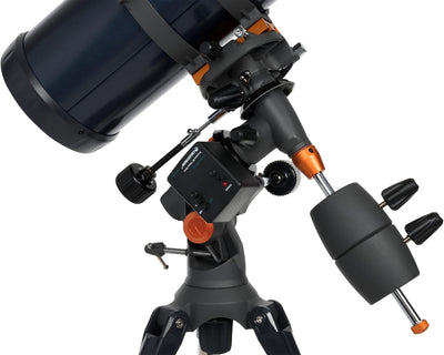 Celestron 31051 AstroMaster 130EQ motorbetriebenes Newtonsches Spiegelteleskop, Dunkelblau Astromast