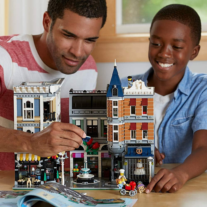 Lichtsatz für den Creator-Experten Die Montage-Square-Bausteine-Modell -Kompatible mit Lego 10255 (n