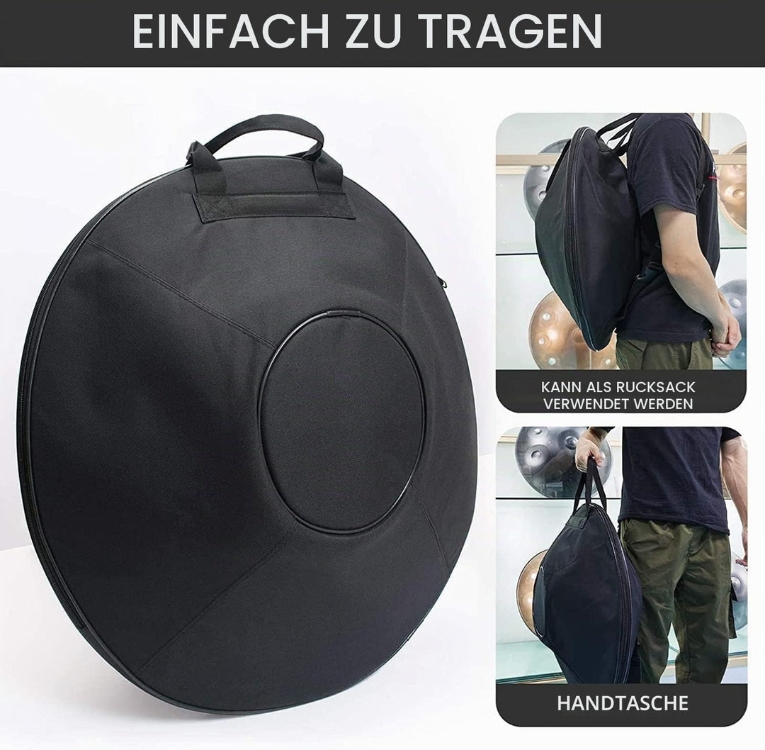 FYLZW 9 10 12 Noten Handpan Drum Instrument, Handpan Drum In D Minor, 432 Hz Stahlhandtrommel Mit So