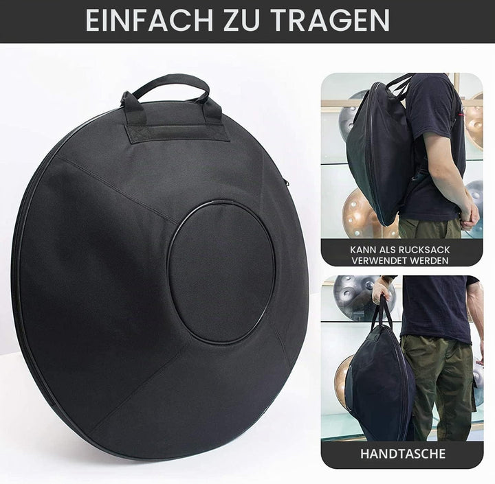 FYLZW 9 10 12 Noten Handpan Drum Instrument, Handpan Drum In D Minor, 432 Hz Stahlhandtrommel Mit So