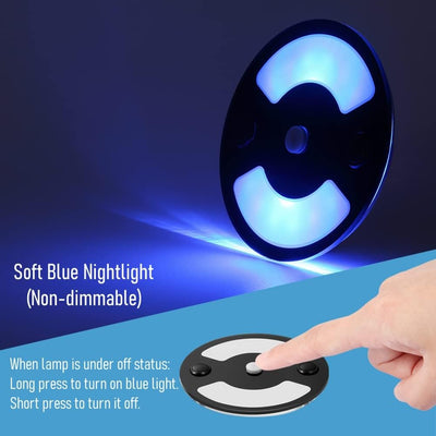 acegoo 12V LED Deckenleuchte Wohnmobil Beleuchtung Leuchte Dimmbar Innenbeleuchtung 75mm, Zwei Farbe