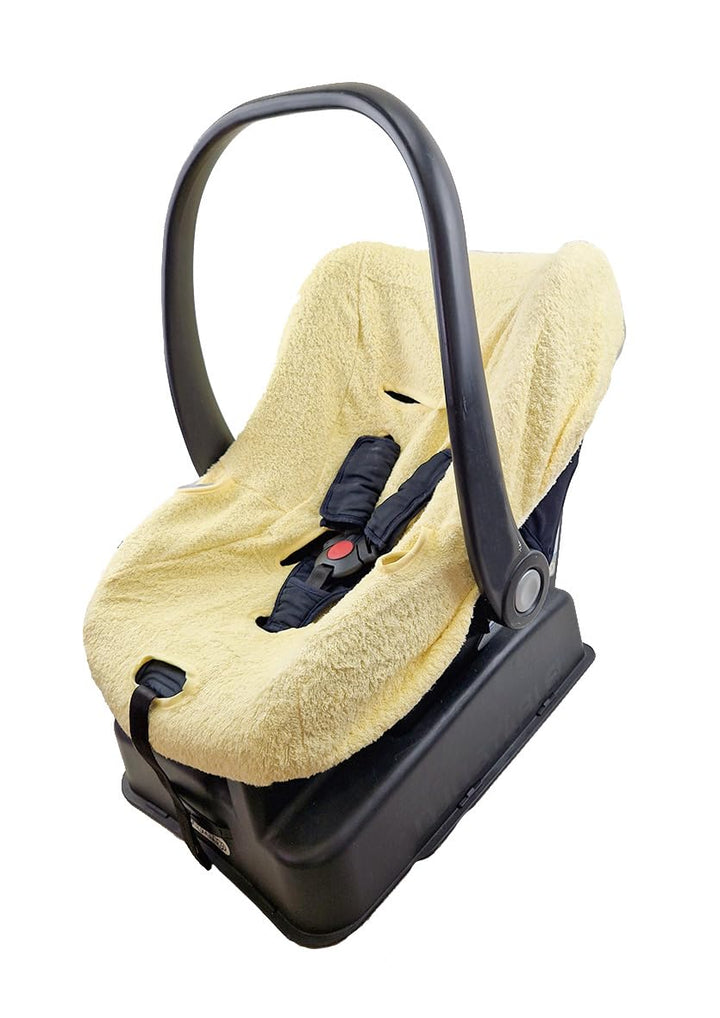 Bubabù Babyschale aus Frottee gelb, Gelb