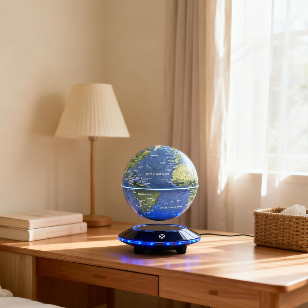 Schwebender Globus, magnetische Levitation Kugeln, automatisch rotierender schwebender Weltkarten Gl