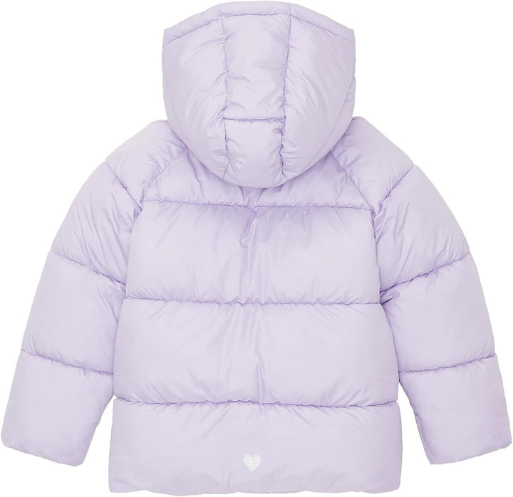 TOM TAILOR Mädchen Puffer Winterjacke mit Kapuze 116-122 29478 - Light Orchid Purple, 116-122 29478