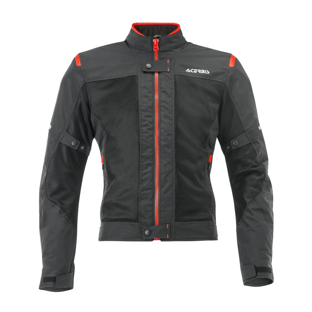 Acerbis Unisex 0023744.323.068 Jacke, schwarz/rot, XL