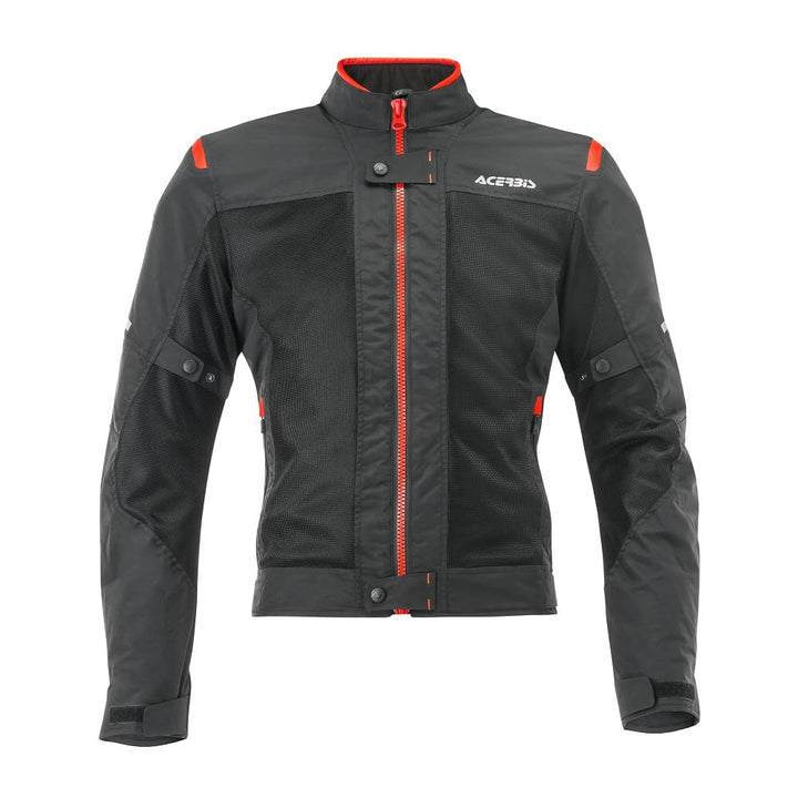 Acerbis Unisex 0023744.323.068 Jacke, schwarz/rot, XL