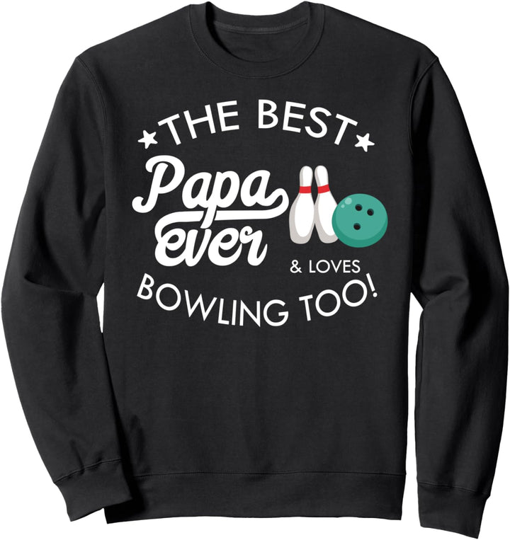 Bester Papa aller Zeiten, Bowling Lover Sweatshirt